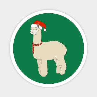 Christmas Llama Digital Art | Christmas Special | illusima Magnet